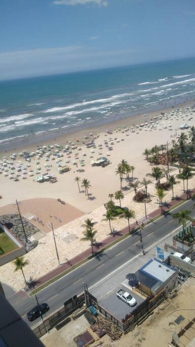 Kit Na Tupi, Frente Mar, Vaga Garagem Rotativa Apartment Прая Гранде Екстериор снимка